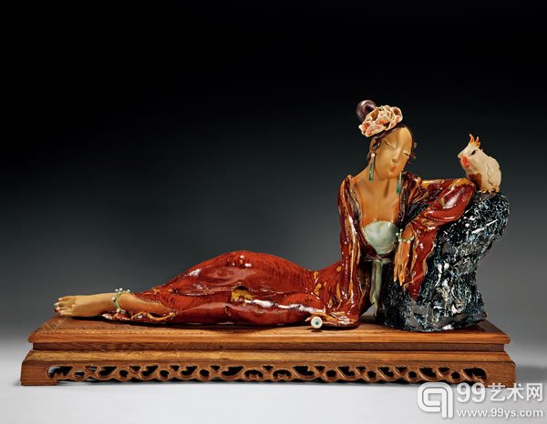 2015年 宋敏 贵妃醉酒 原作 54 × 15 × 28