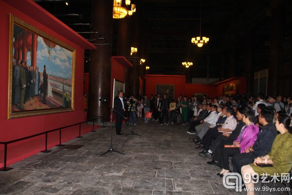 “历史的温度：中央美术学院与中国具象油画”展览开幕式现场