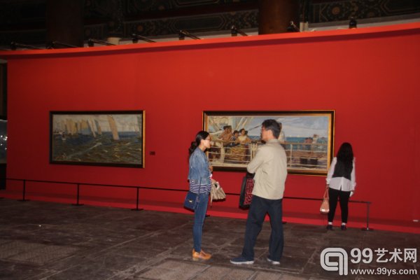 “历史的温度：中央美术学院与中国具象油画”展览现场