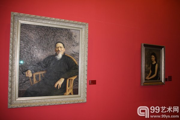 “历史的温度：中央美术学院与中国具象油画”展览现场