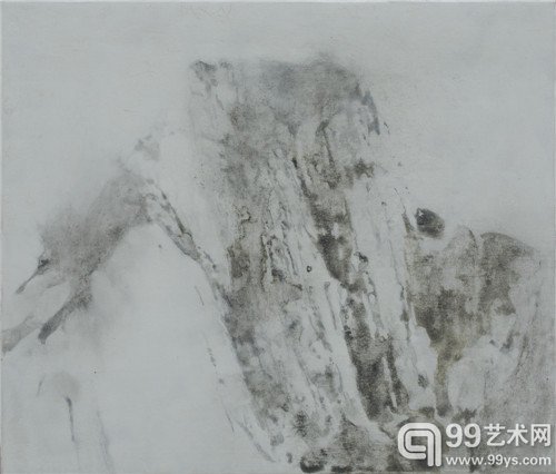 筑中艺术空间：曹吉冈++山岚++坦培拉+30×35cm+2014年