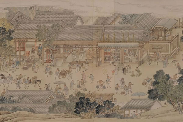 《金陵图》局部