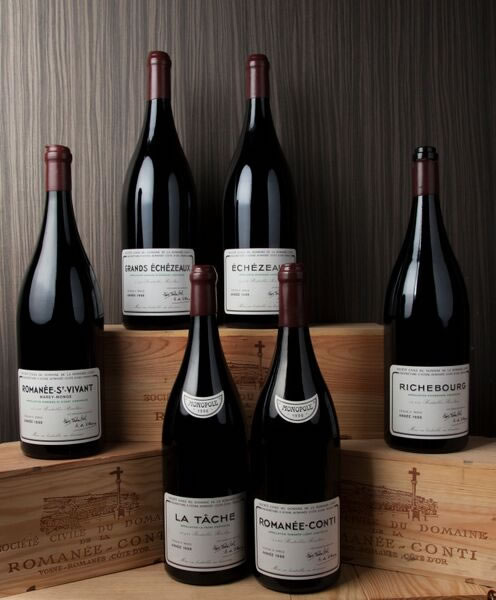 勃艮第罗曼尼·康帝 1998 年雅洛贝罕收藏 3 Litre x Romanée-Conti 3 Litre x La Tache Grand Cru 3 Litre x Richebourg 3 Litre x Romanée-Saint-Vivant Grand Cru 3 Litre x Grands Echézeaux Grand Cru 3 Litre x Echézeaux Grand Cru