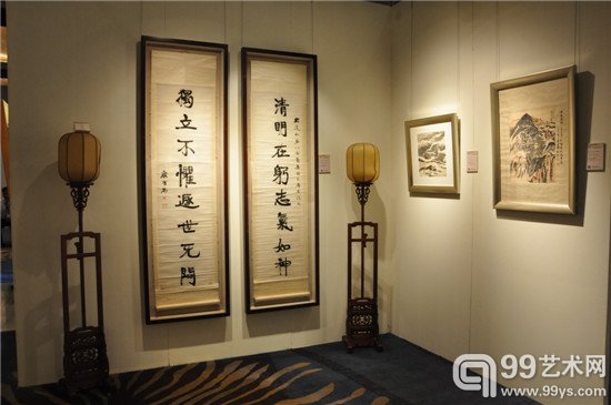 保利山东第二届艺术品拍卖会预展现场
