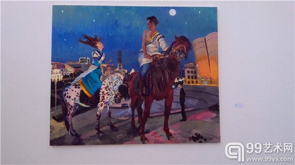 刘小东个展“空城记”现场