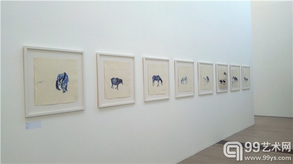 刘小东个展“空城记”现场