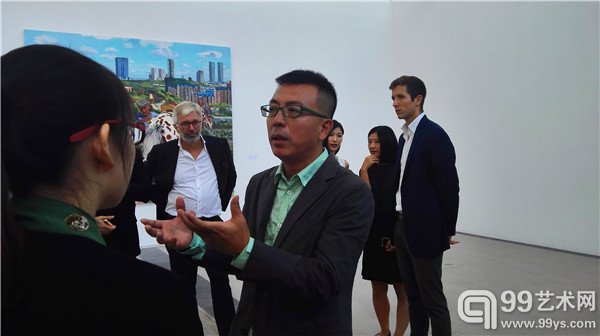 刘小东个展“空城记”现场