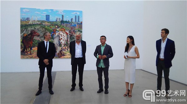 刘小东个展“空城记”现场