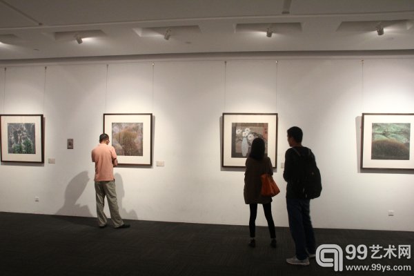 “大美山河——周韶华艺术精品展”展览现场