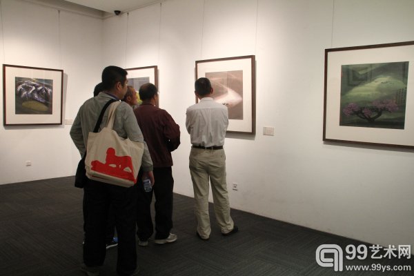 “大美山河——周韶华艺术精品展”展览现场