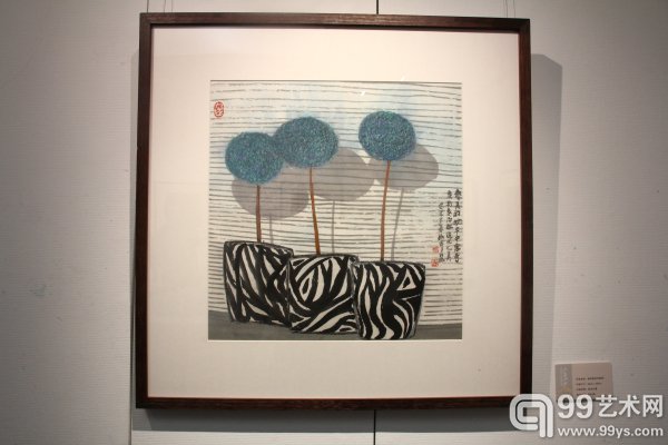 “大美山河——周韶华艺术精品展”展览现场