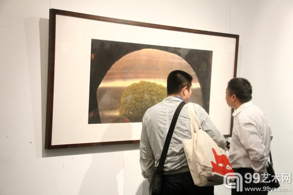 “大美山河——周韶华艺术精品展”展览现场