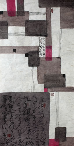潜意识自在场系列之 (7)-77X147-2010