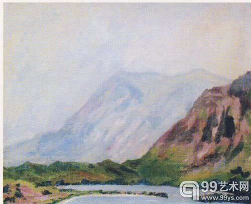 Lochmore的风景。（丘吉尔画作）