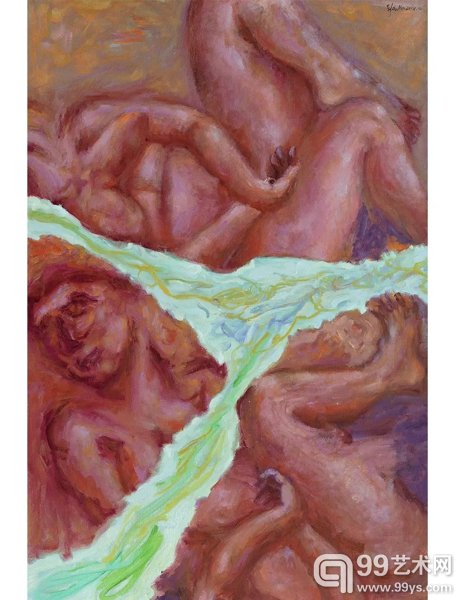 《女人》 布面油画Oil on Canvas 90x60cm 2014年