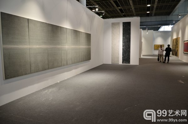 “中国当代墨线艺术”展览现场