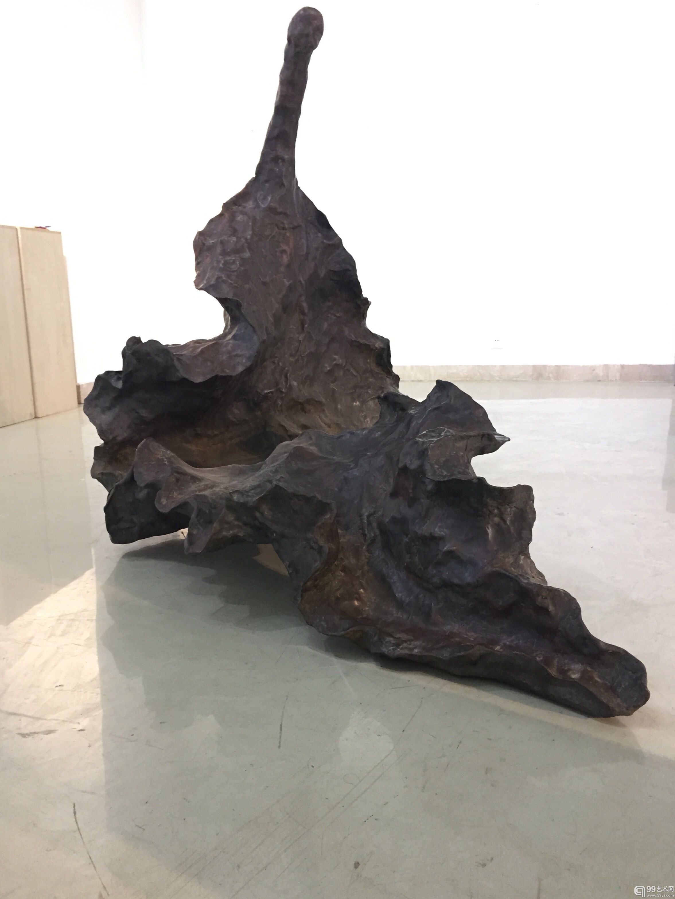 罗旭作品《枫叶》 雕塑 铜 2006年