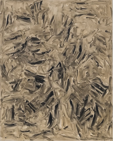 李禹焕（1936年生） 《东风》 油彩 画布 1986年作（纽约展览）