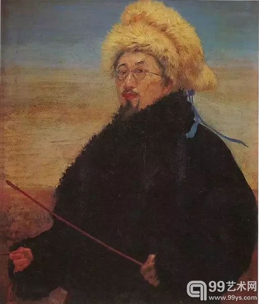 《塞上行》 油画 67x78cm 1942年作