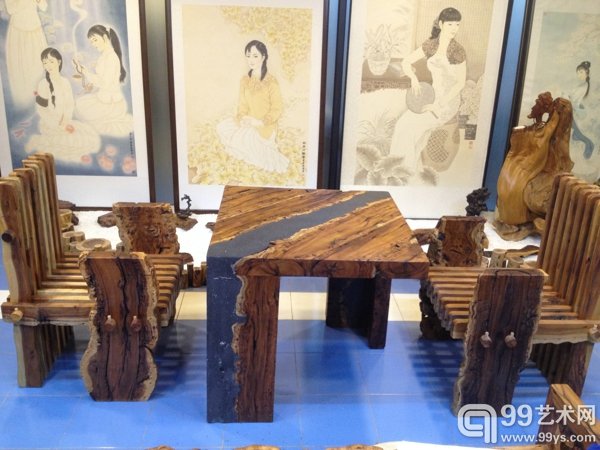 “古早木语厚土”系列作品初次亮相艺术节