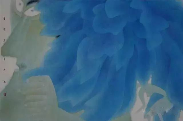 艺术家：卢甫圣 作品名称：青青子 尺寸：84x127cm 材质：设色纸本（微拍全球经典作品展览）