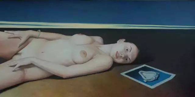艺术家：曹春辉 作品名称：泉 尺寸：100x50cm 材质：布面油画 创造年代：2012年（微拍全球香山公社艺术家作品展览）