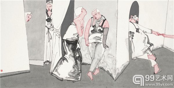 白璎 《渡No1》2014.68Χ140cm