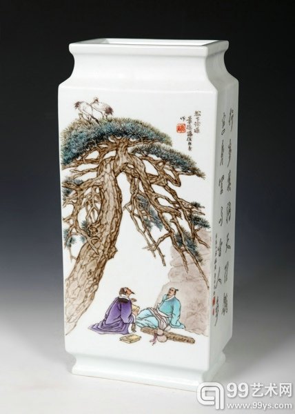 徐庆庚作品《松下问道》42x12x19cm