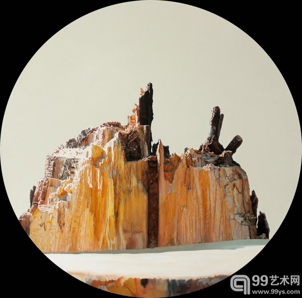 王以建《永恒》100×100cm布面油画2014