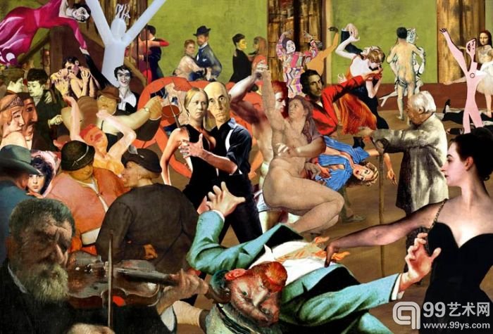 美国抽象派拼贴画艺术家Barry Kite的作品美国抽象派拼贴画艺术家Barry Kite的作品