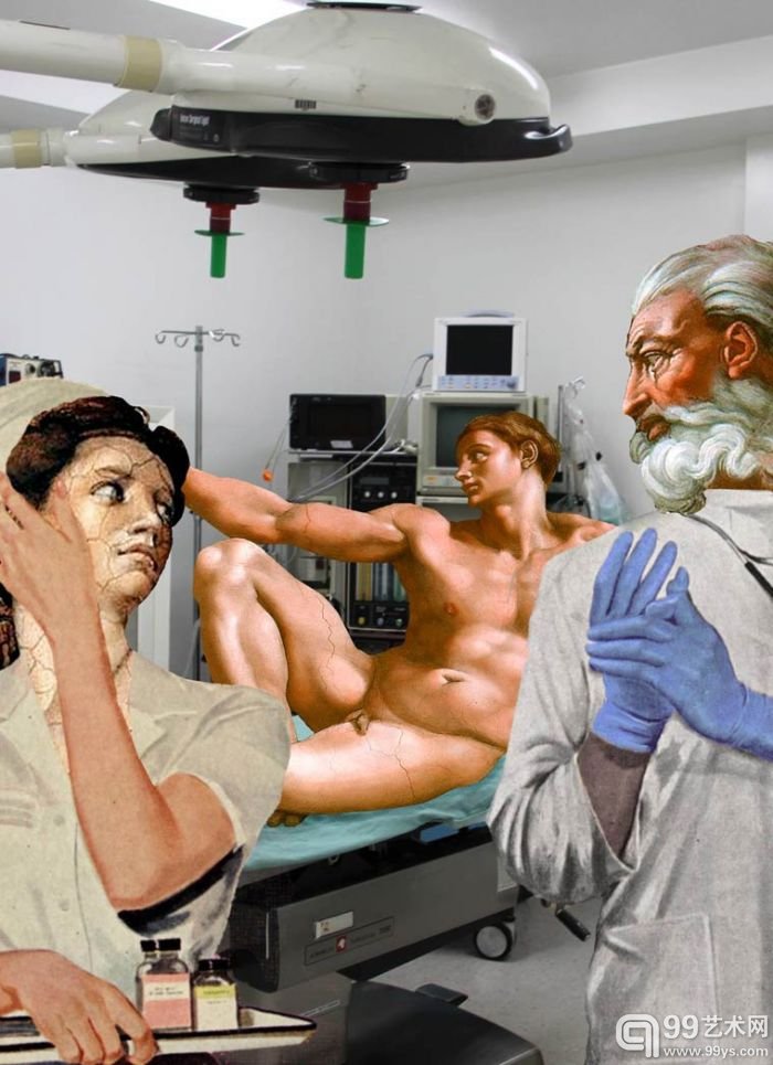 美国抽象派拼贴画艺术家Barry Kite的作品