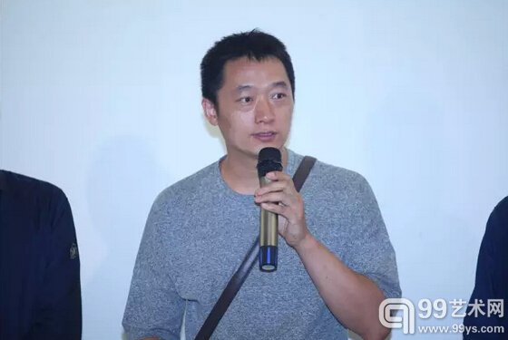 参展艺术家周午生致辞