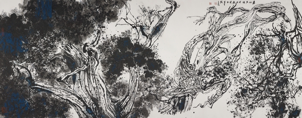 张友宪 ,司徒古柏,214x424cm,2014