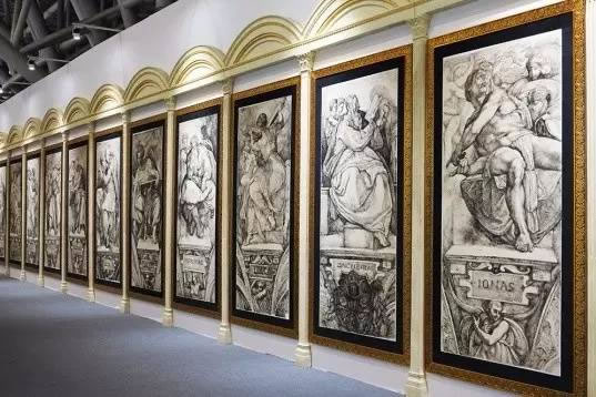 国际当代艺术主题展展示的丁方作品