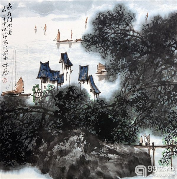 吴传麟-家在江水边68-68cm