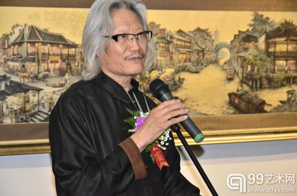 全国人大代表、中国工笔画学会常务副会长兼秘书长萧玉田先生