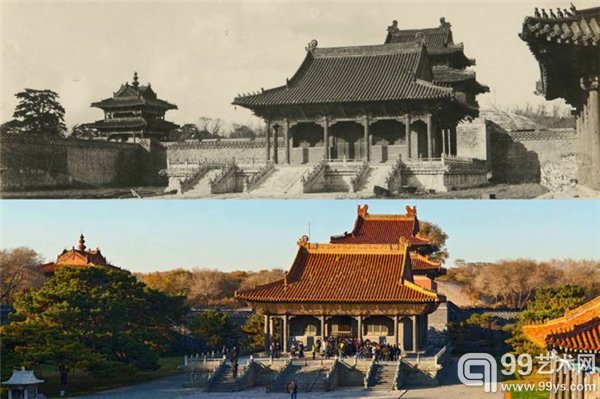 沈阳北陵建筑群,北陵是皇太极以及孝端文皇后博尔济吉特氏的陵墓。今天,到北陵参观的人更多了。