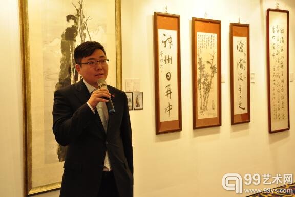 中国嘉德 中国书画部近现代当代书画版块负责人戴维介绍焦点拍品