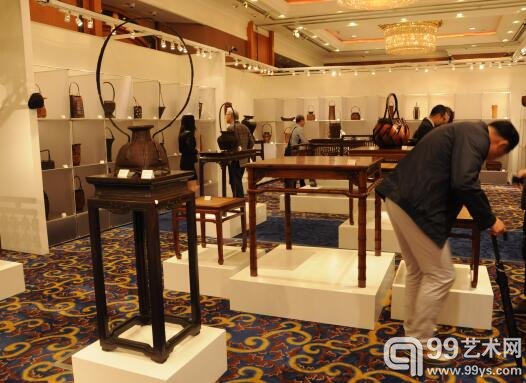 中国嘉德（香港）2015秋拍预展现场-家具
