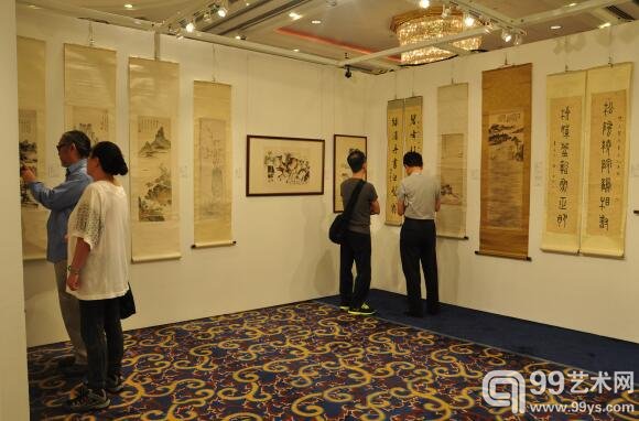 中国嘉德（香港）2015秋拍预展现场：中国书画