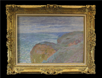价值5,200万港元的莫奈_迪耶普旁的海上倒影_布面油画_Trinity House Paintings, 伦敦
