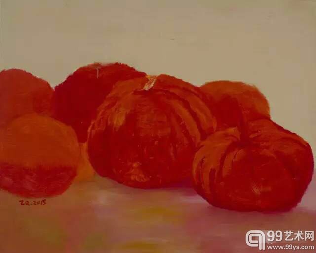 周 祁 收获 布面丙烯 80×100cm