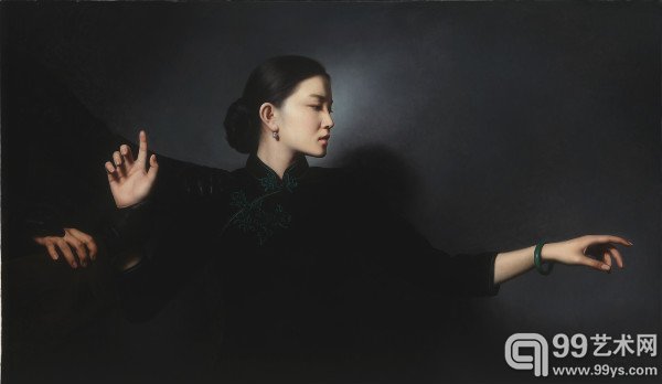 大民国-青衣魅影170cm×100cm  布面油画2013年