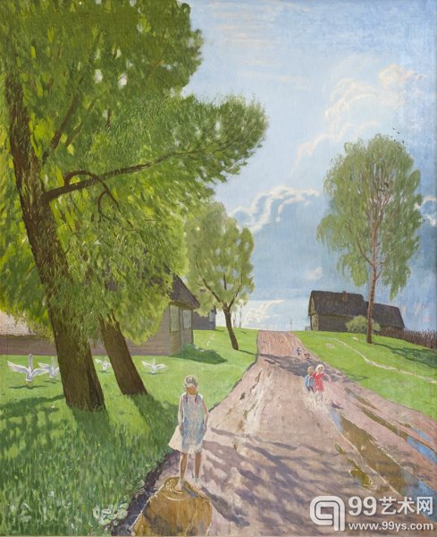 《暴风雨过后》253х209 cm  2008年 