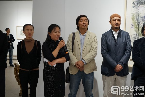 方圆美术馆馆长贾新伟讲话