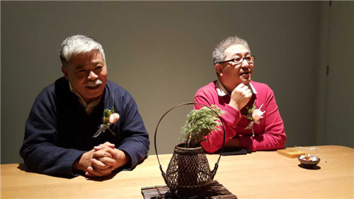 嘉宾杨建国老师与艺术家李文亮