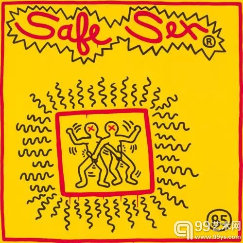 Keith Haring - Safe Sex