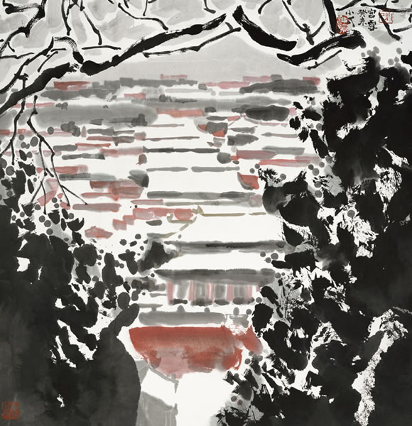 李小可 《宫雪》 68×68cm 2003年作