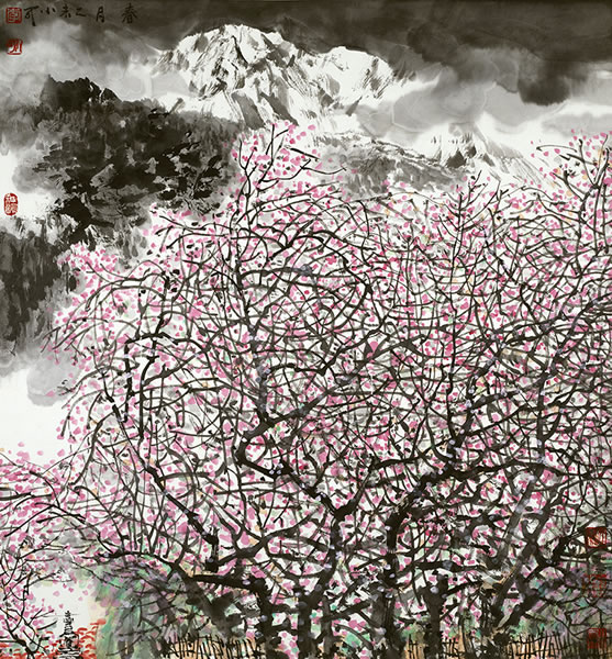 李小可《春月》 97×89cm 2015年作