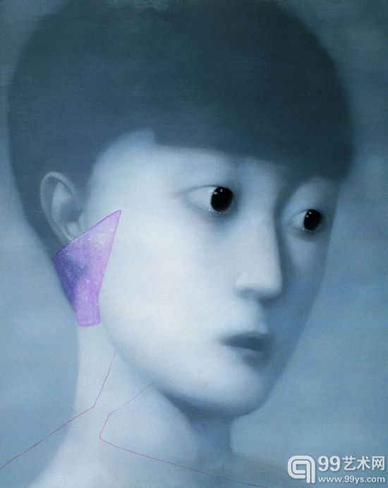 《2001 No.4》布面油画 北京 200×160cm 2001